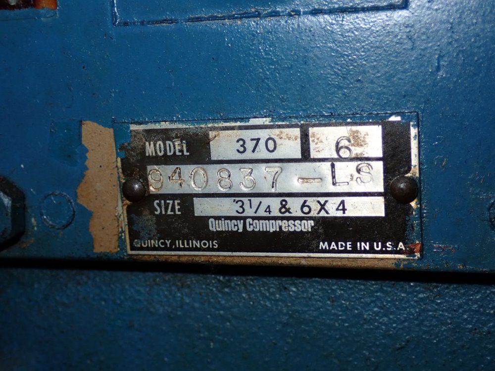 Quincy 15 Hp Air Compressor - 3706