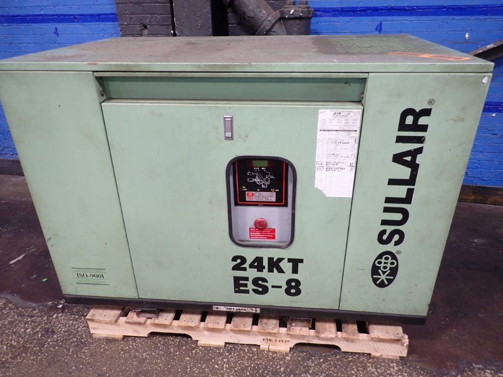 Sullair 25 Hp Air Compressor - 24ktes-8/es8-25h/a/kt