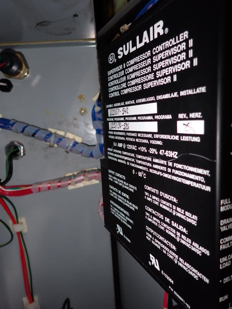 Sullair 25 Hp Air Compressor - 24ktes-8/es8-25h/a/kt