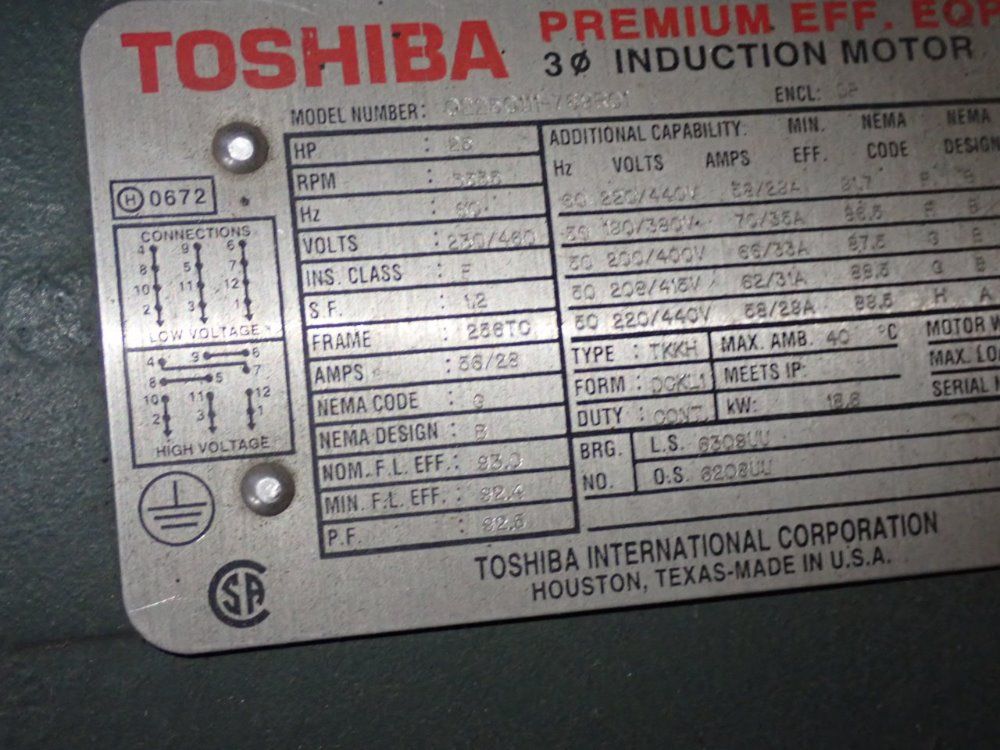 Sullair 25 Hp Air Compressor - 24ktes-8/es8-25h/a/kt