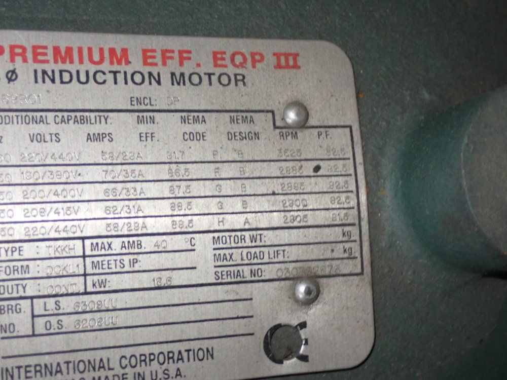 Sullair 25 Hp Air Compressor - 24ktes-8/es8-25h/a/kt