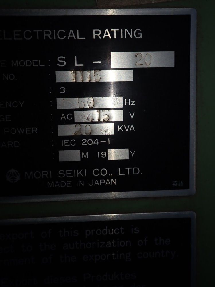 Mori Seiki Cnc Lathe