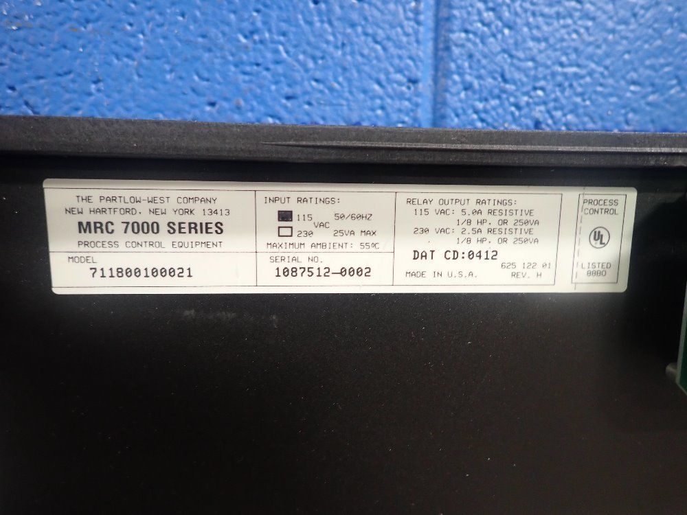Partlow Circular Chart Recorder