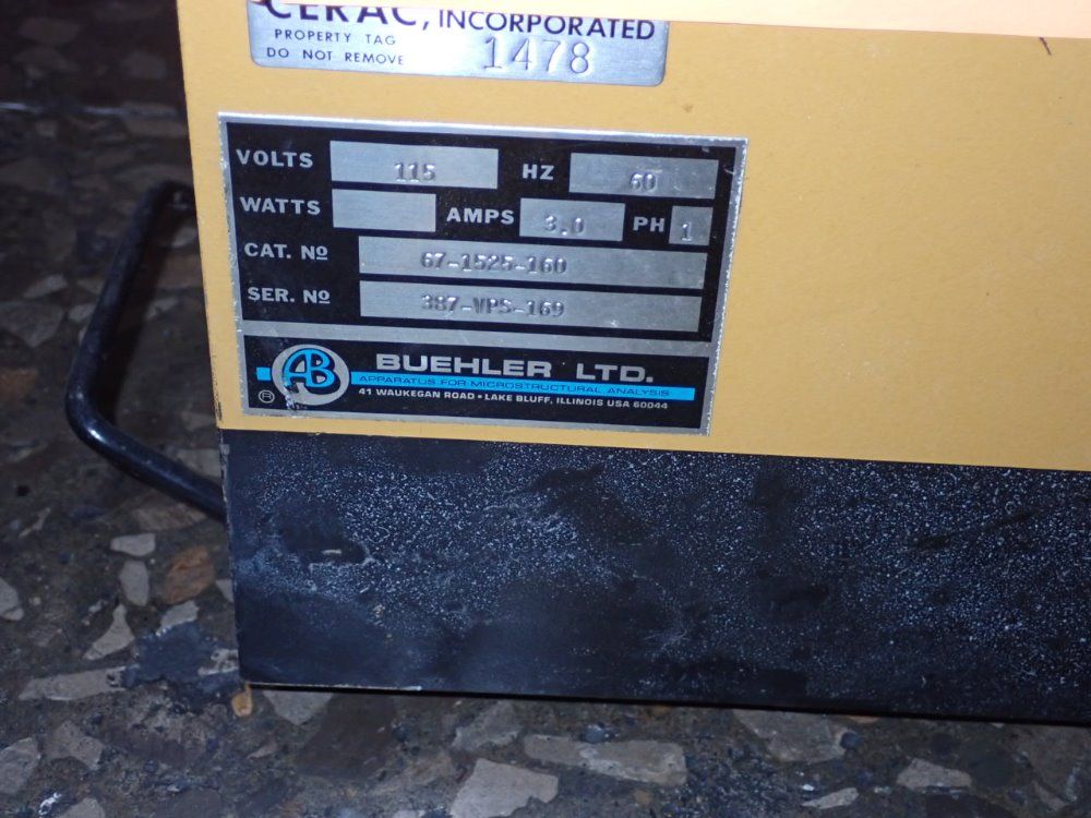 Buehler 11 1/2 Dia Polisher - Vibromet 1 / 67-1525-160