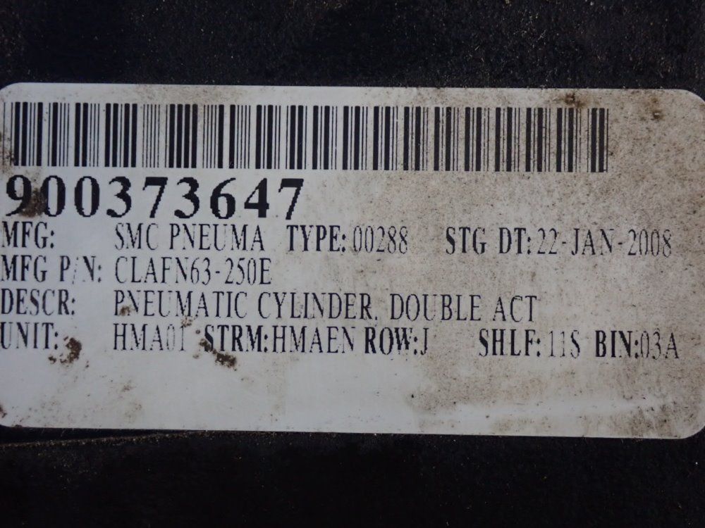 Smc Pneuma Ampa/145psi Pneumatic Cylinder Double Act - Clafn63-250e