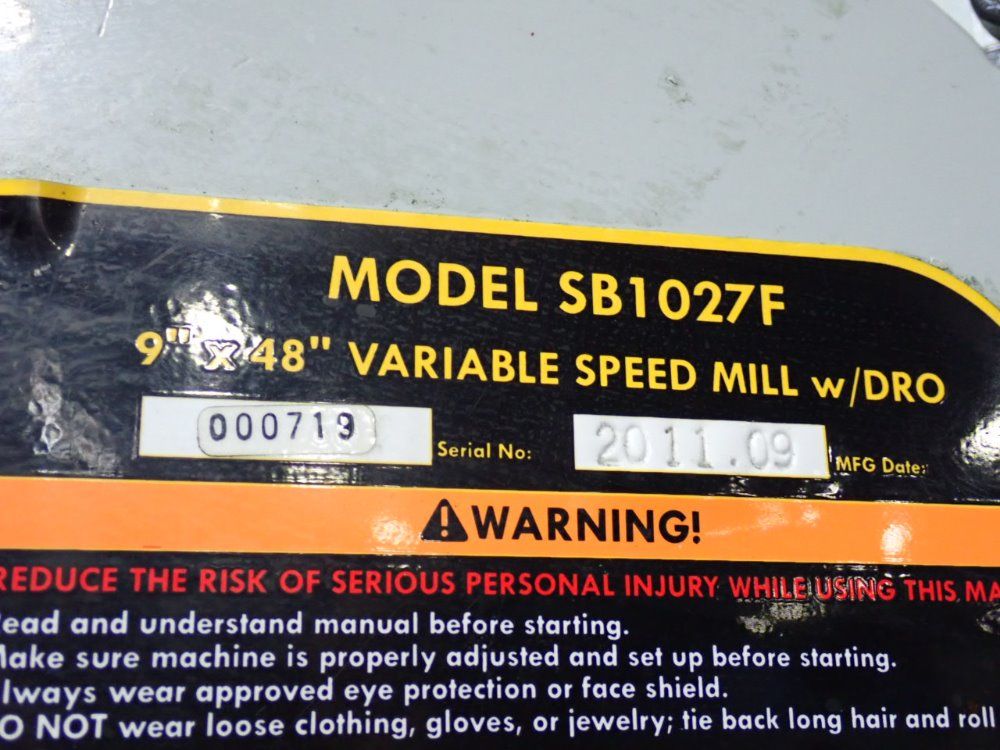 Southbend Vertical Mill