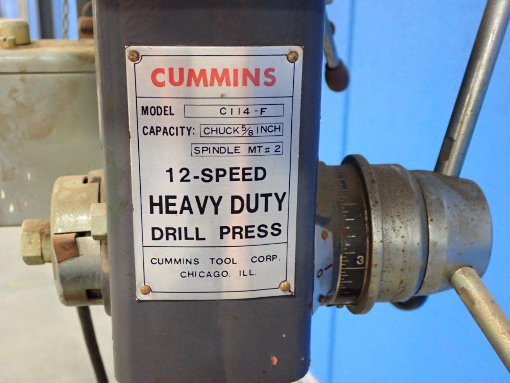 Cummins 13" C114-f Drill Press 13â€ - C114-f
