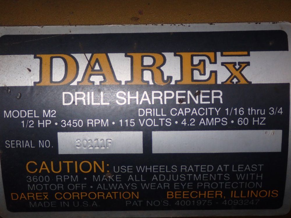 Darex 1/6" - 3/4" M2 Drill Sharpener - M2