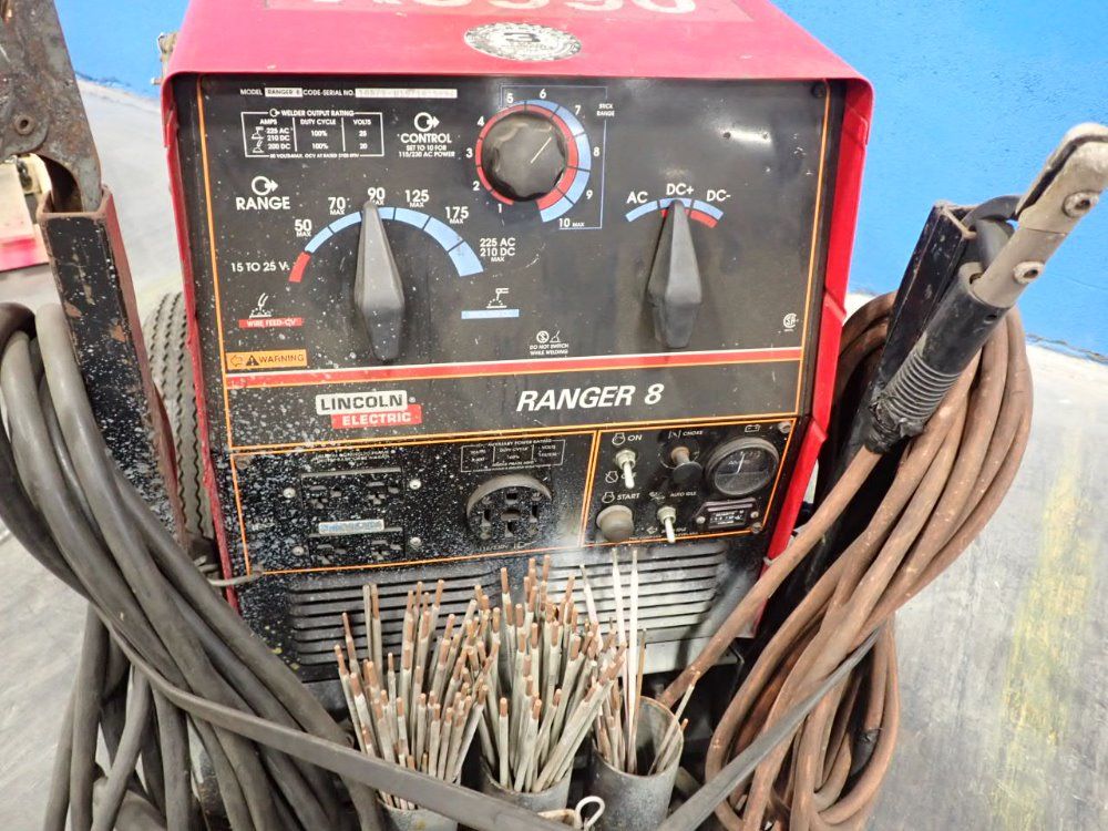 Lincoln 225 Ac Amp Ranger 8 Welding Generator 225 Amp - Ranger 8
