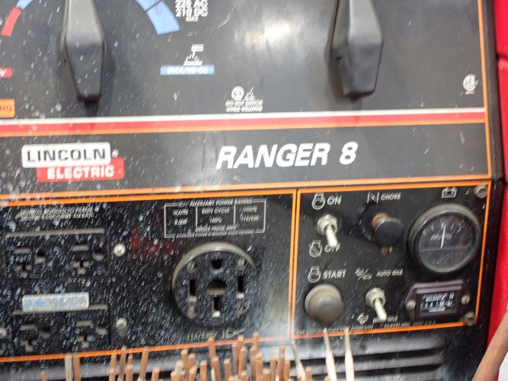 Lincoln 225 Ac Amp Ranger 8 Welding Generator 225 Amp - Ranger 8