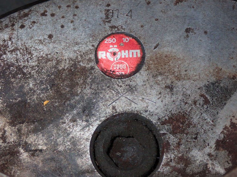 Rohm 9 1/2" 3 Jaw Chuck