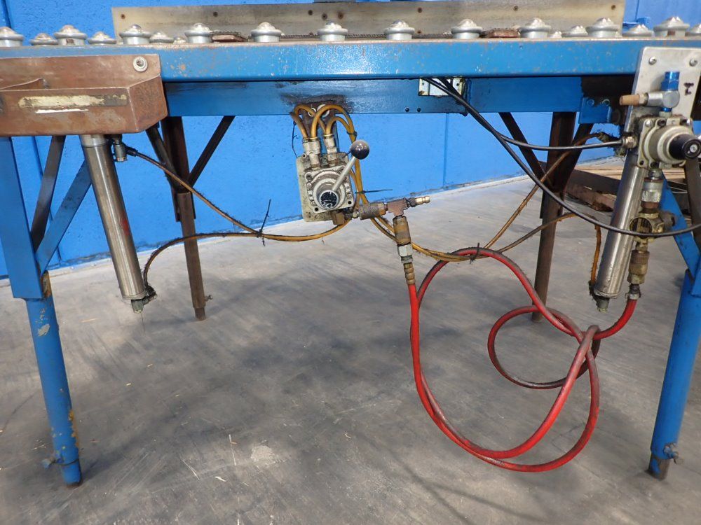 36" X 48" X 32" Tilt Table W/ball Transfer Conveyor