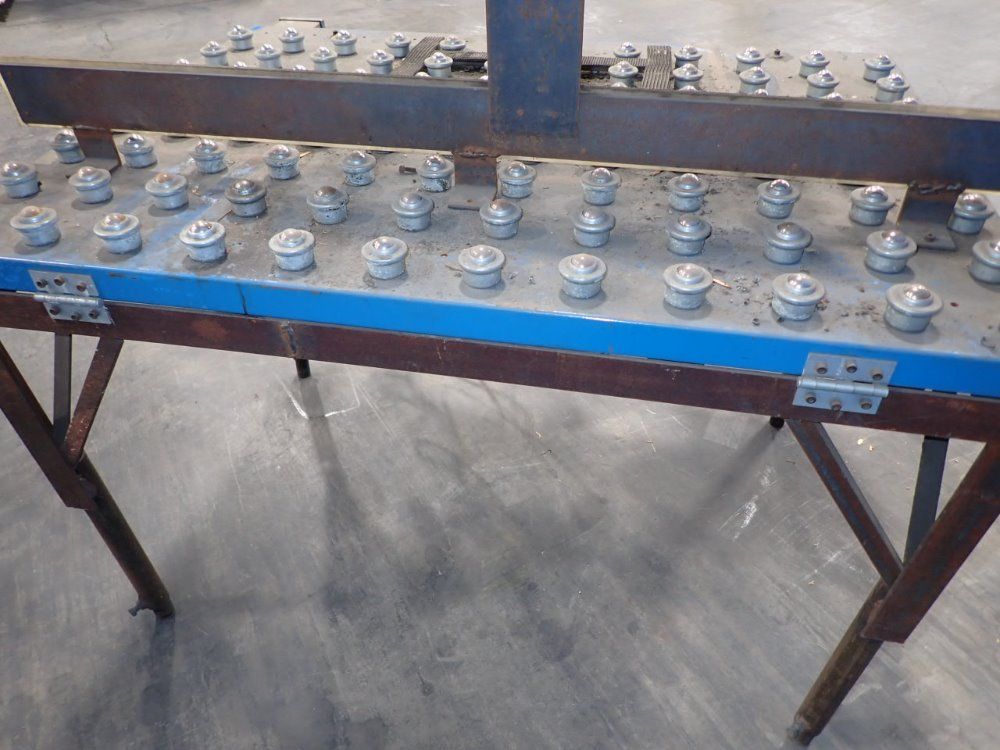 36" X 48" X 32" Tilt Table W/ball Transfer Conveyor