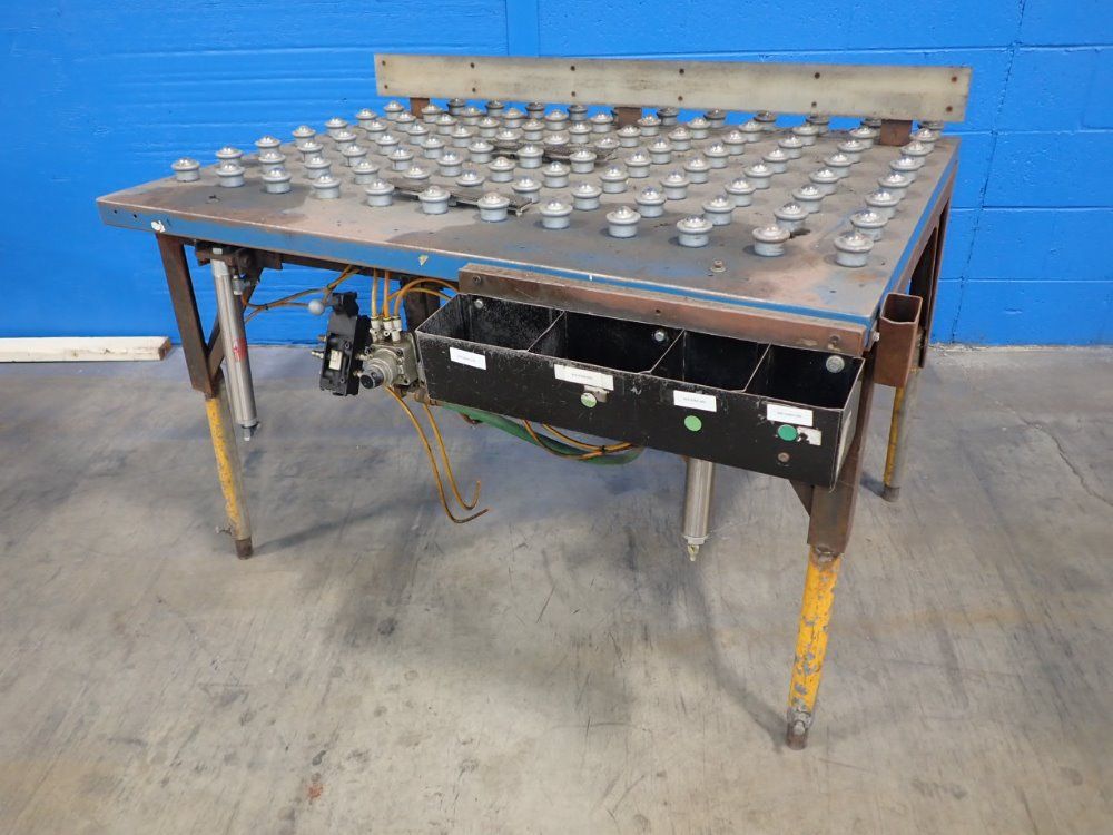 36" X 48" X 31" Tilt Table W/ball Transfer Conveyor