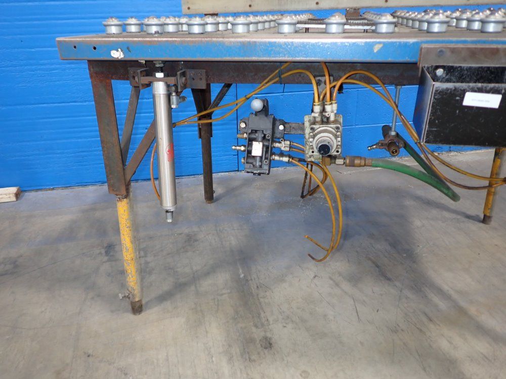 36" X 48" X 31" Tilt Table W/ball Transfer Conveyor