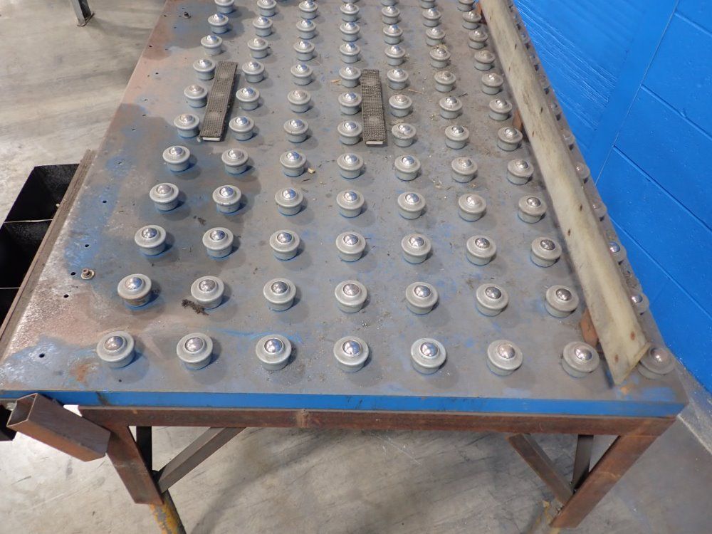36" X 48" X 31" Tilt Table W/ball Transfer Conveyor