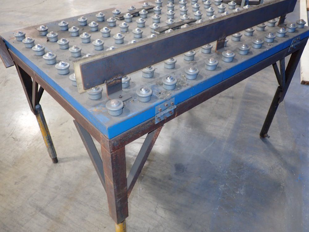 36" X 48" X 31" Tilt Table W/ball Transfer Conveyor