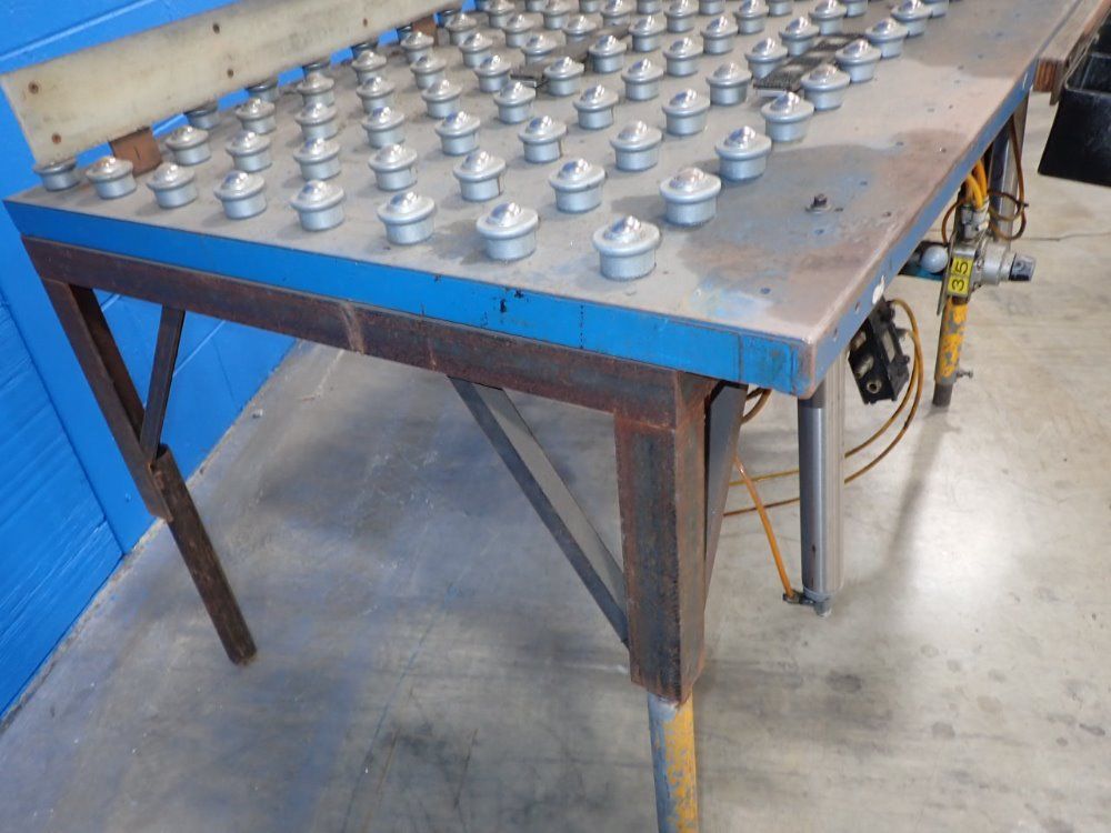 36" X 48" X 31" Tilt Table W/ball Transfer Conveyor