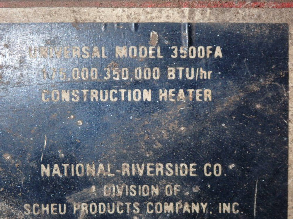 National Riverside 350,000 Btu Propane Heater - 3900fa
