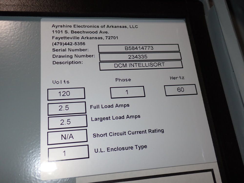 Ayrshire Electronics Of Arkansas Electrical Control Box/dcm