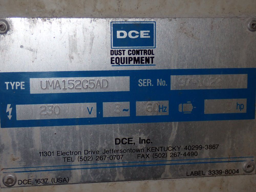 Dce Dust Control Equipment Dust Collector