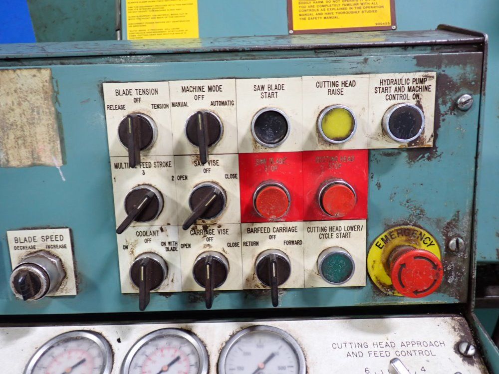 W.f. Wells Horizontal Band Saw