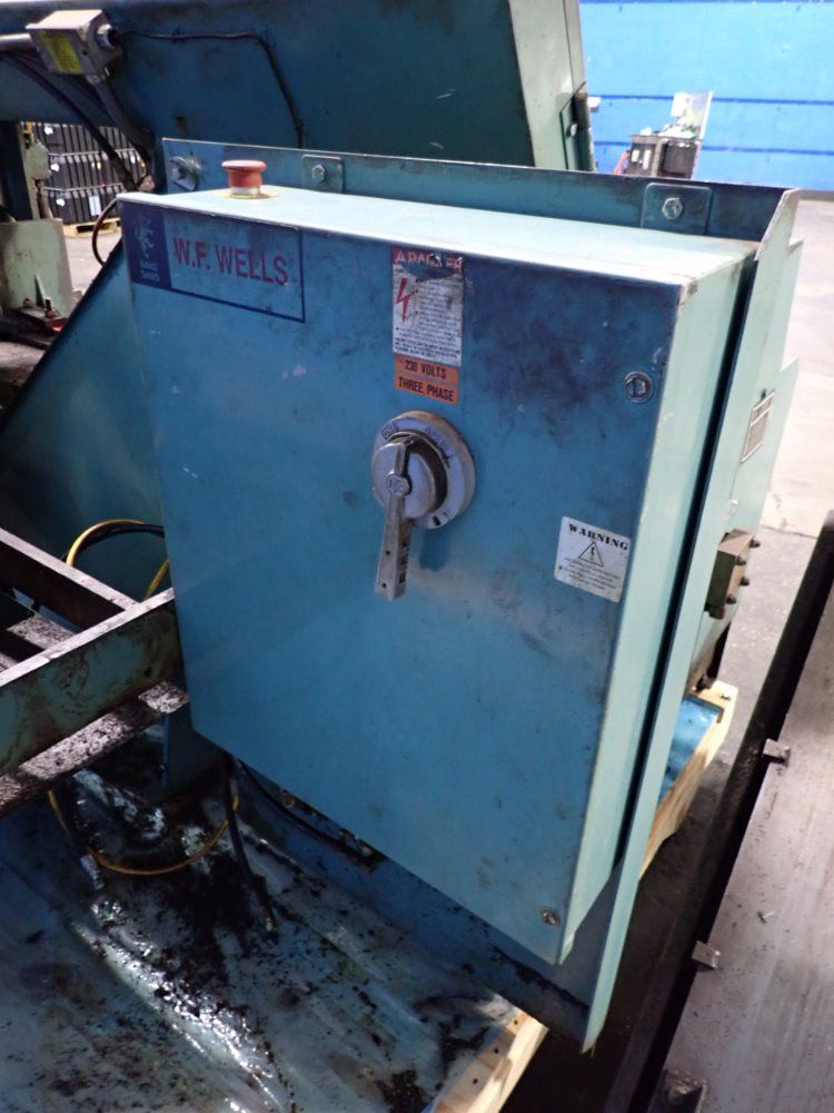 W.f. Wells Horizontal Band Saw