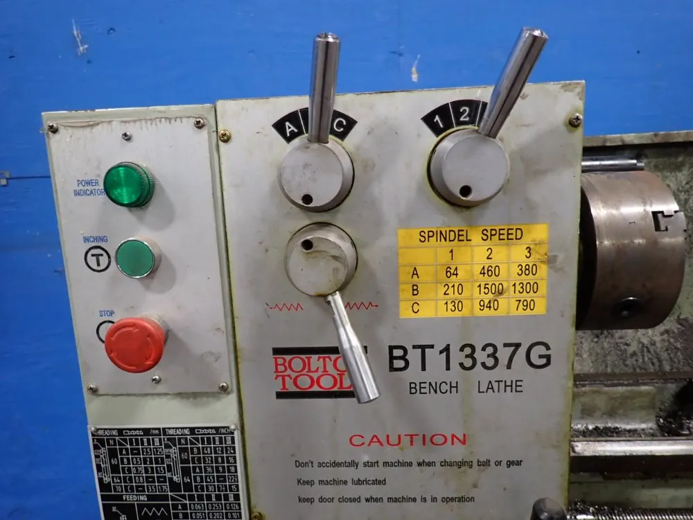 Bolton Tools 14"/17" X 35" Bt1337g Gap Bed Lathe - Bt1337g