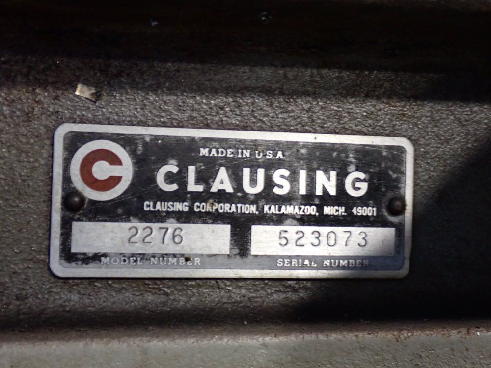 Clausing 20" Drill Press - 2276