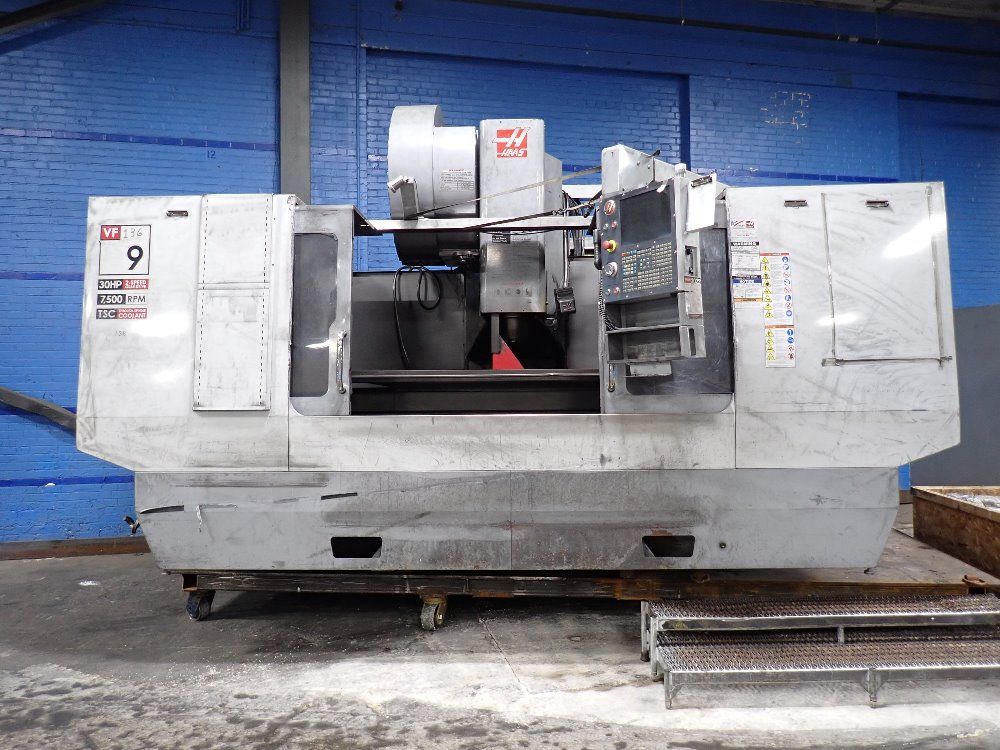 Haas 36" X 84" Vf-9/50 Cnc Vertical Machining Center With Advanced Hydraulic Unit And 30-positi - Vf-9/50