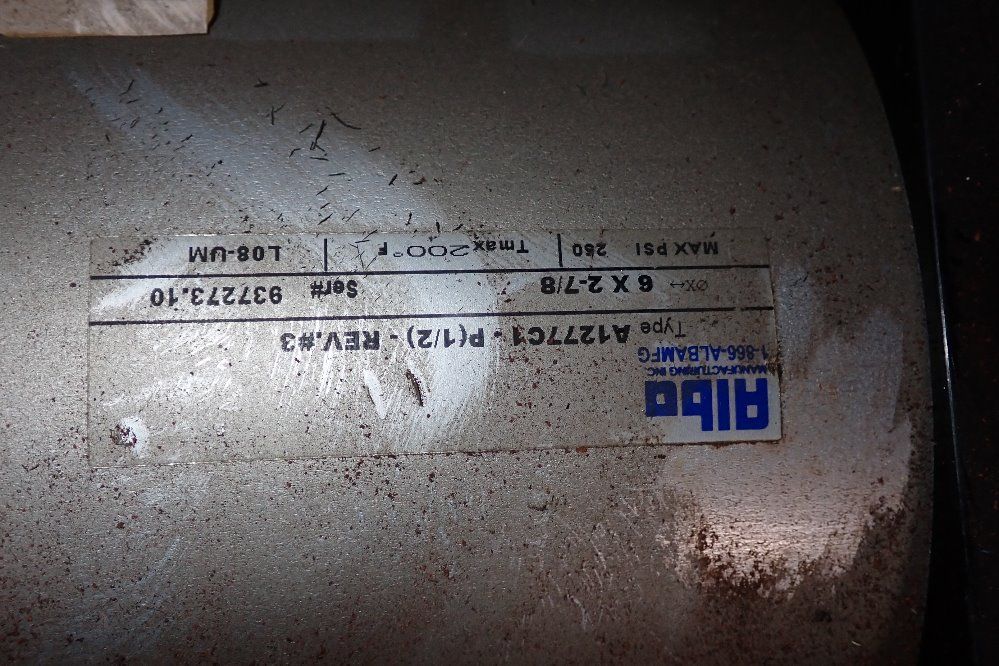 Alba 6" X 2 7/8" Pneumatic Cylinder - A1277c1