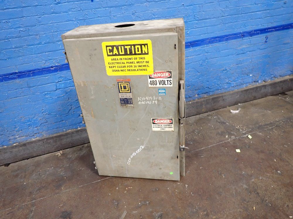 Square D 600 Amps/600v Fusible Disconnect