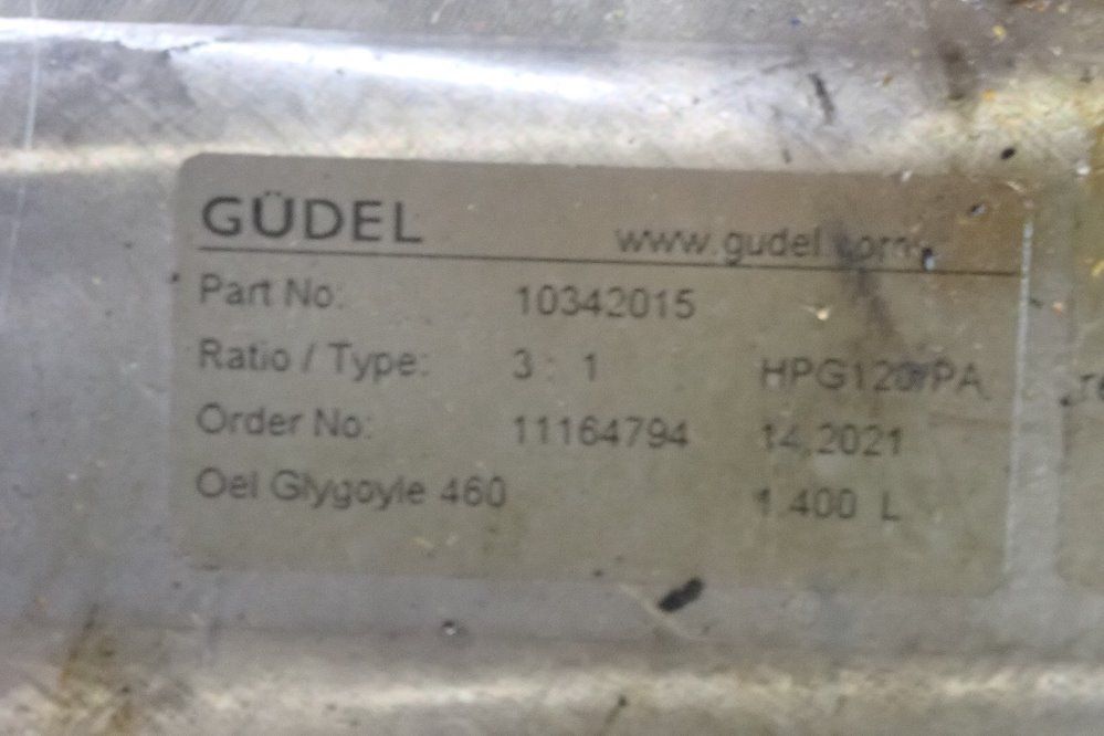Gudel 3:1 Ratio Gear Reducer - Hpg 120pa