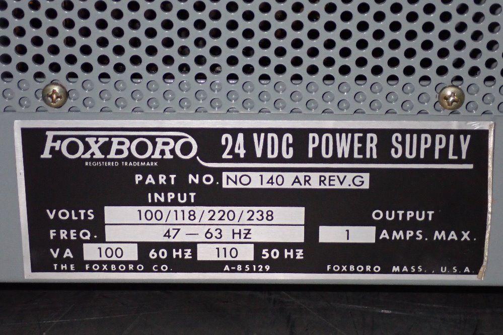 Foxboror Power Supply - N0140arrevg