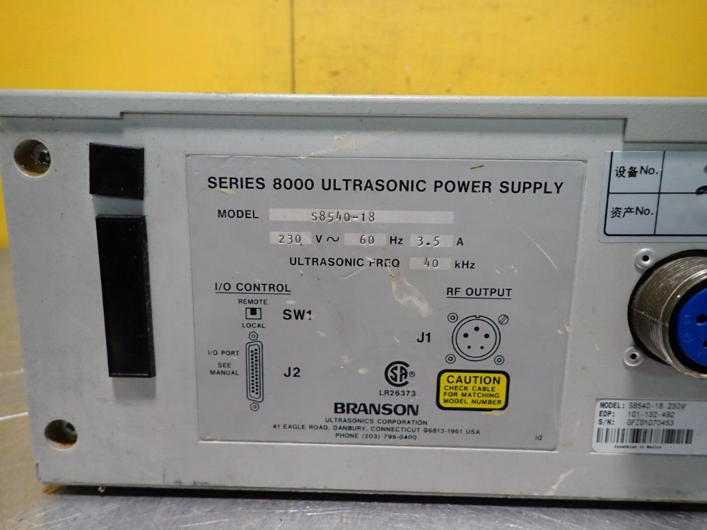 Branson Branson S854018 Power Supply