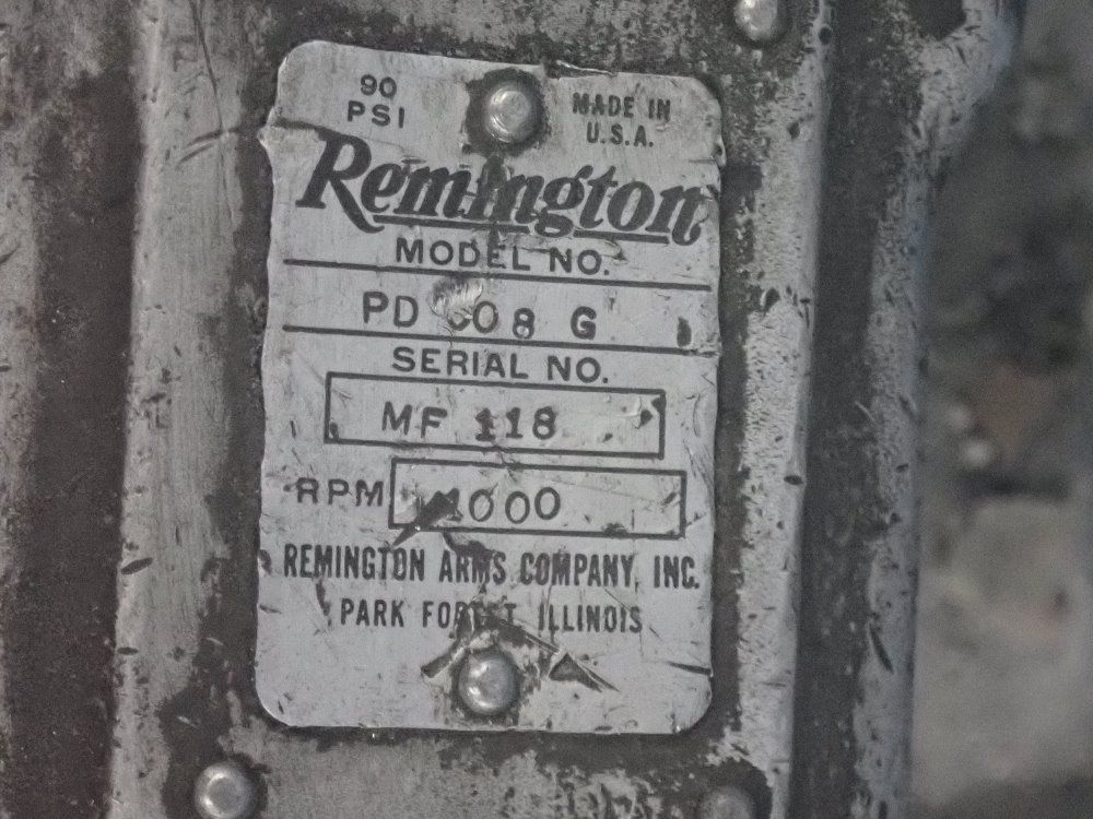 Remington Arms Co. Pnuematic Drill - Pdc08g