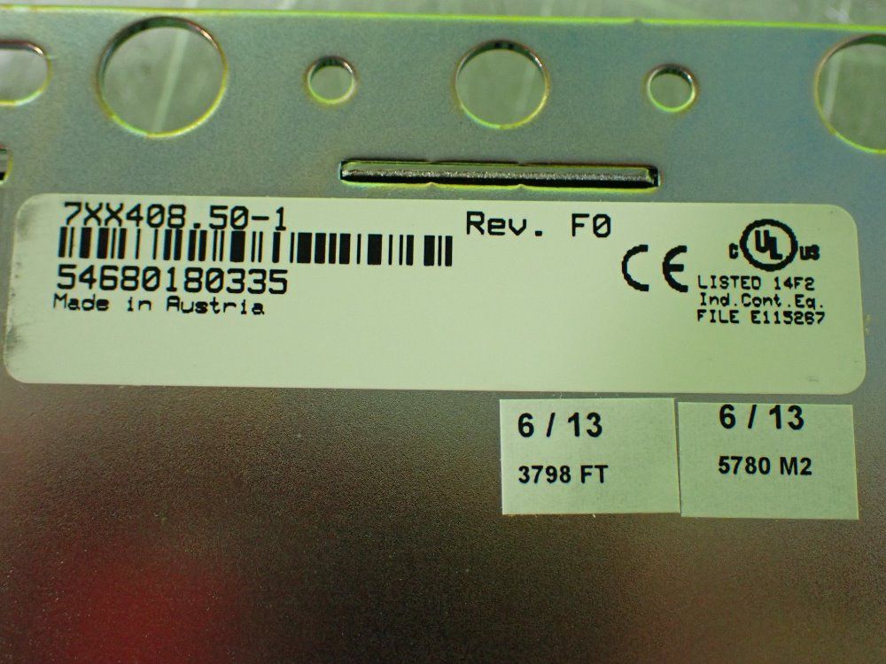 B&r 7xx408.50-1 Remote I/o Module. 24vdc Electrically Isolated - 7xx408.50-1