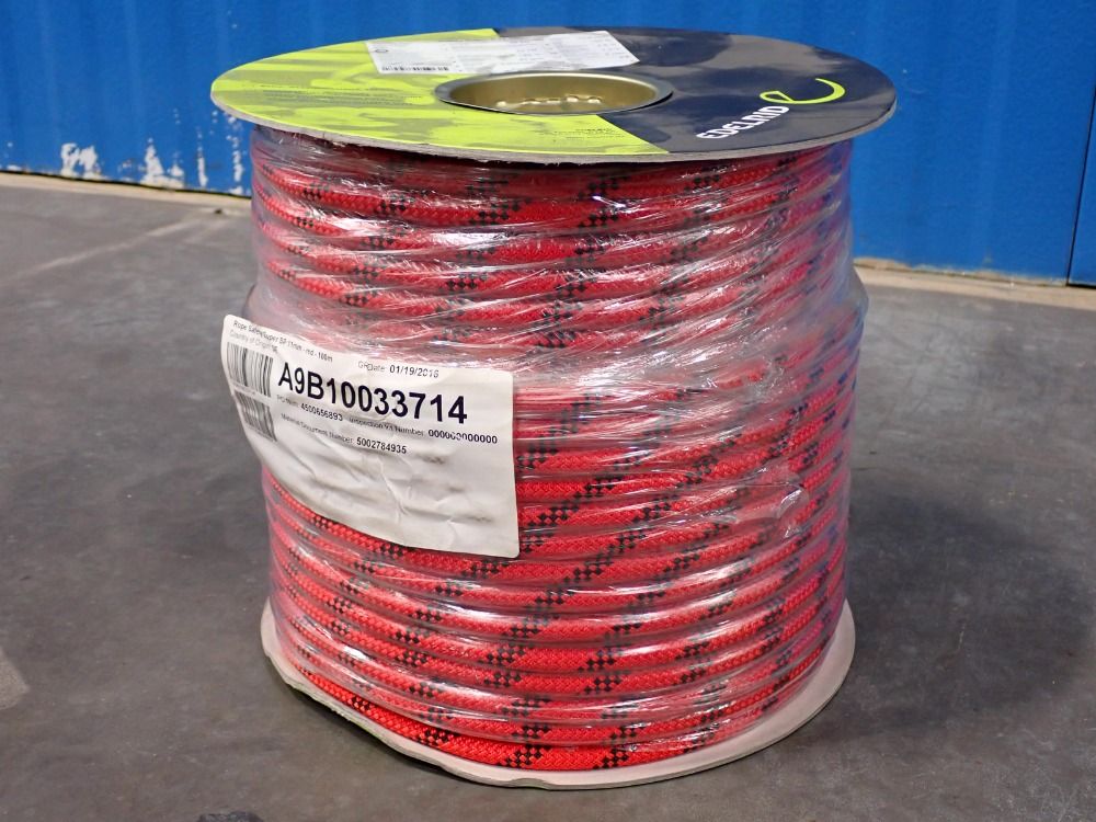 Edelrid 100 M Rope Safety Super Red