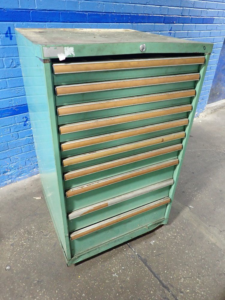 Stanley Vidmar 10 Drawers Tool Cabinet