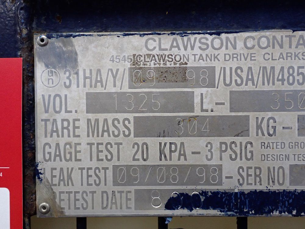 350 Gallons Caged Tote