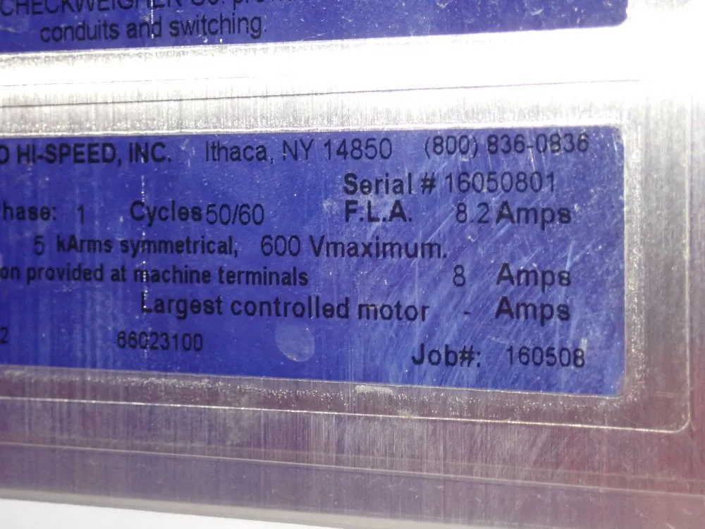 Mether Toledo 6" X 41" High Speed Weight Checker - Xe3