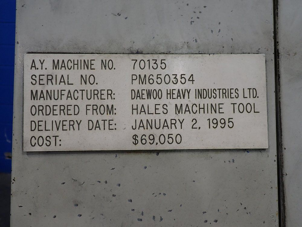 Daewoo 35 Kva Cnc Lathe - Puma 6s