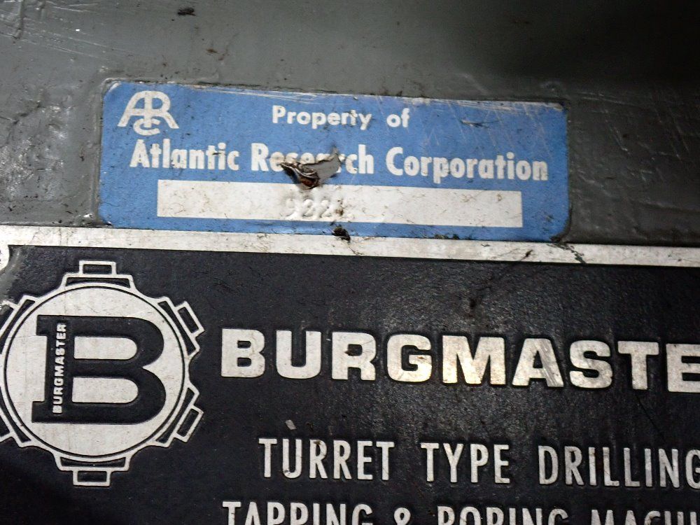 Burgmaster 40" X 24" Turret Drill - 2br