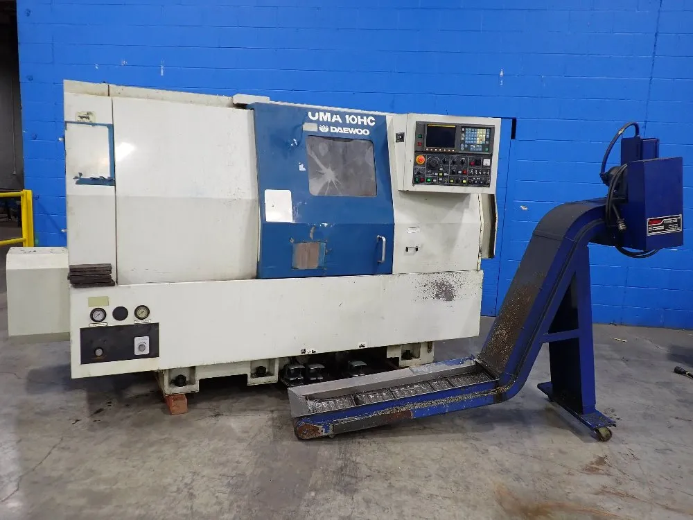 Daewoo 40 Kva Cnc Lathe W/chip Conveyor - Puma 10hc