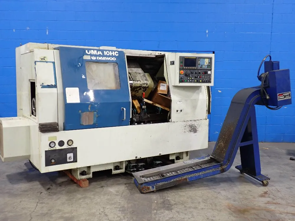 Daewoo 40 Kva Cnc Lathe W/chip Conveyor - Puma 10hc