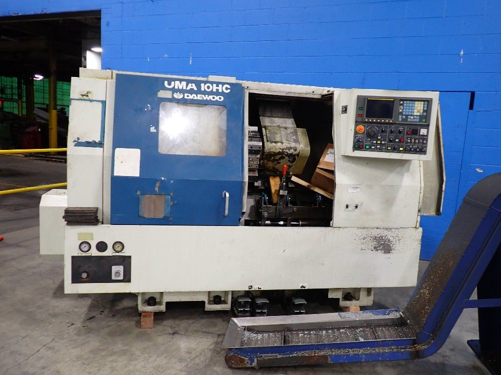 Daewoo 40 Kva Cnc Lathe W/chip Conveyor - Puma 10hc