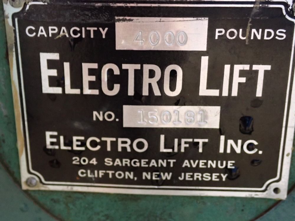 Electrolift 4000lbs Wire Rope Hoist