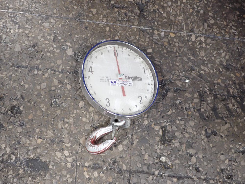 Chatillon 5000 X 20 Lbs Hanging Scale - Wt-12