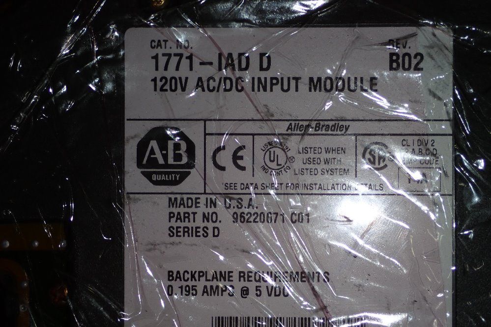 Allen Bradley Amplifier - 1771iad