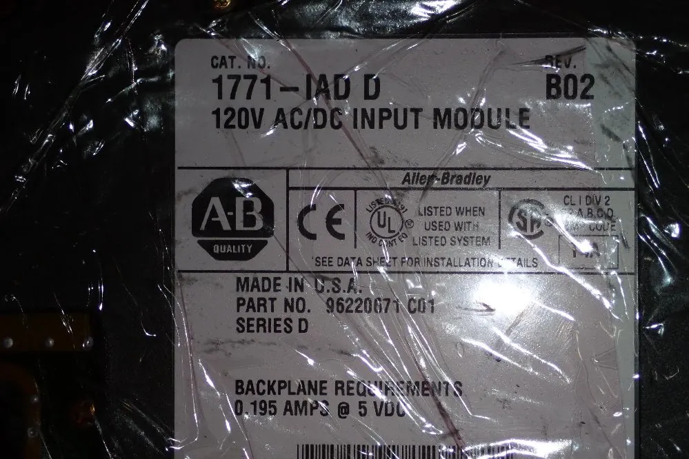 Allen Bradley Amplifier - 1771iad